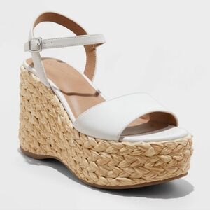 Women's Alisha Platform Wedge Heels w/ Memory Foam Insole Universal Thread 7 1/2